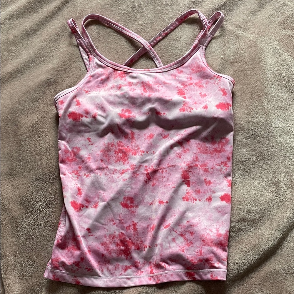 Joe Fresh Pink and Red Tank Top